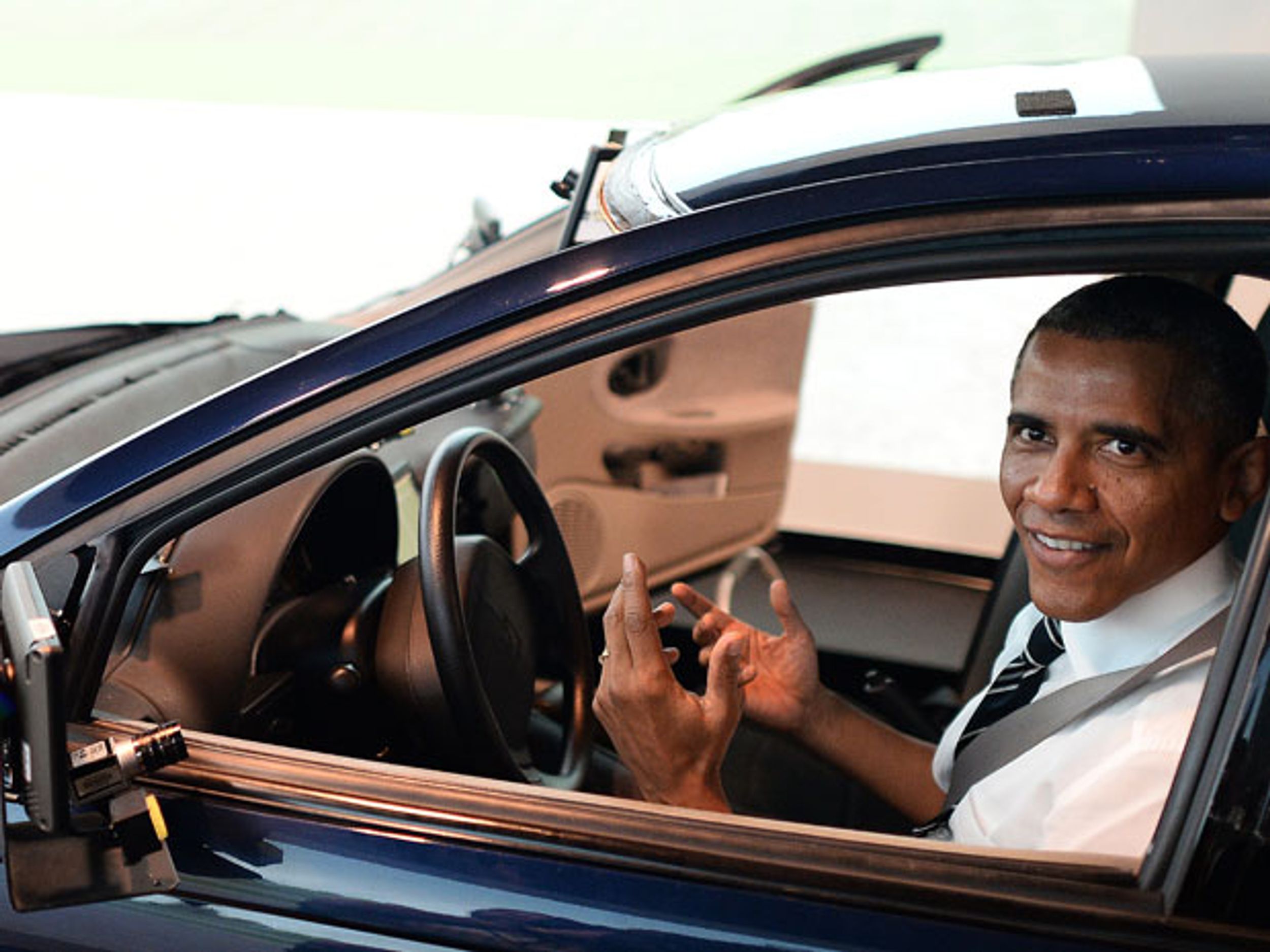 Obama Touts Talking Cars