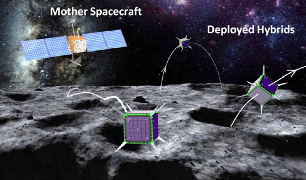 NASA Funds Robotic Tumbling Cubes for Space Exploration
