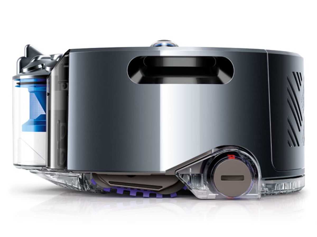 Dyson's Robot Vacuum Has 360-Degree Camera, Tank Treads, Cyclone Suction