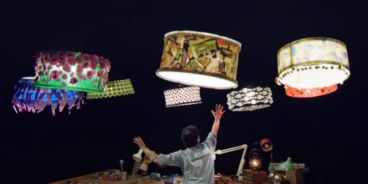 Flying LampshadeBots Come Alive in Cirque du Soleil Performance