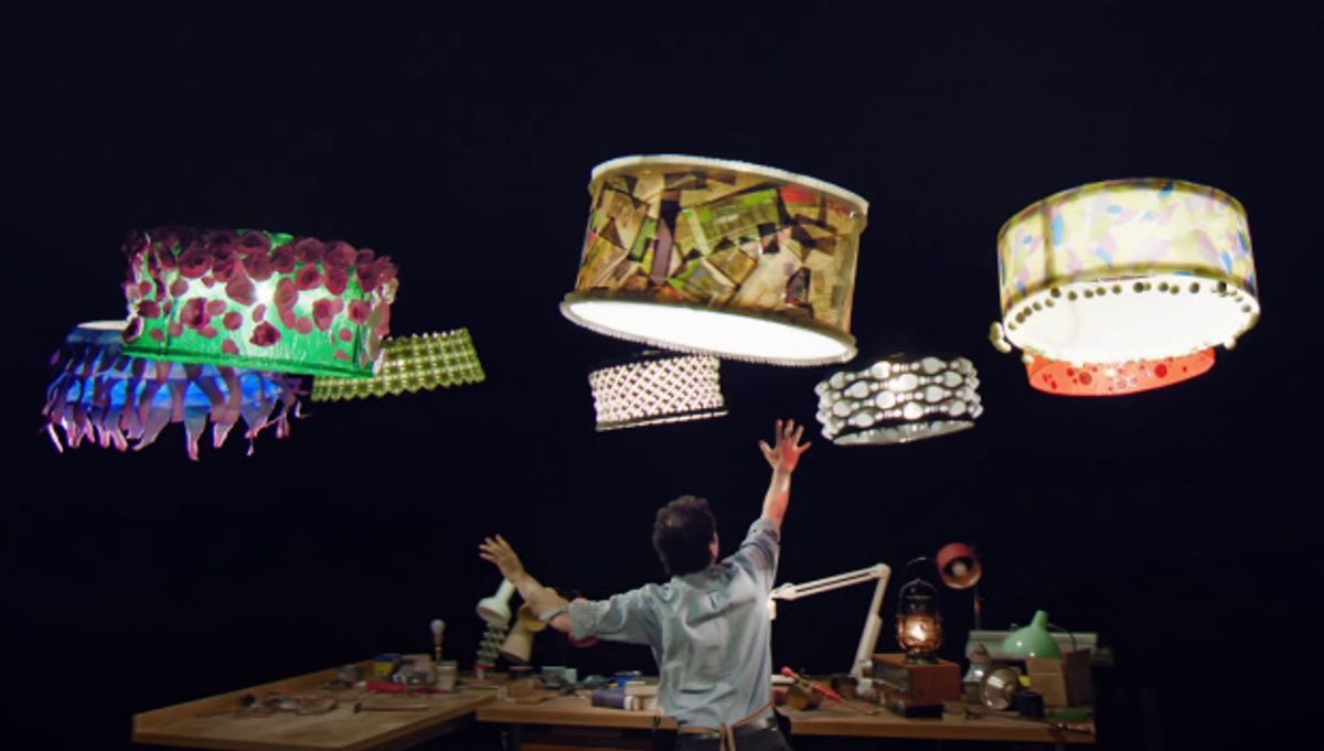 Flying LampshadeBots Come Alive in Cirque du Soleil Performance