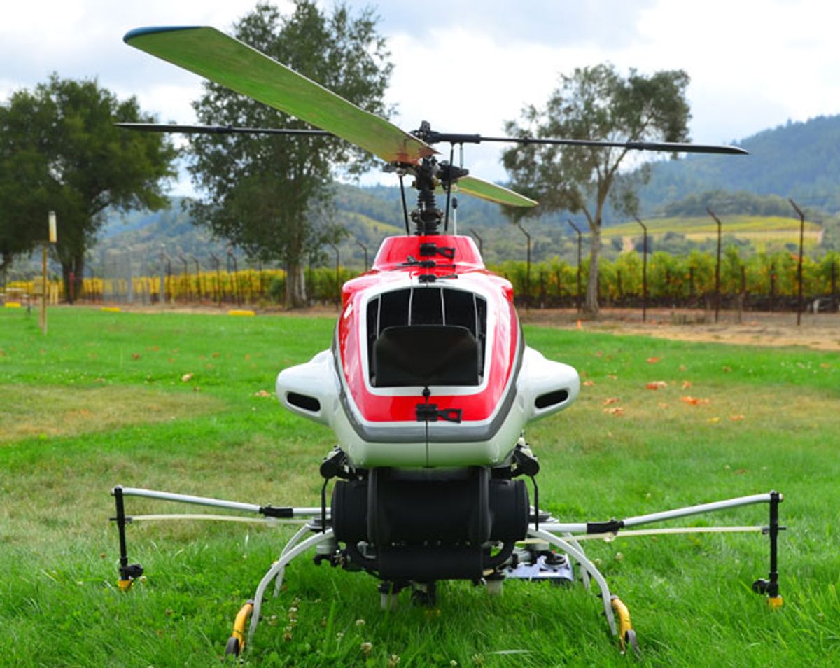 Yamaha Demos Agricultural RoboCopter, But Humans Can't Unleash It Yet