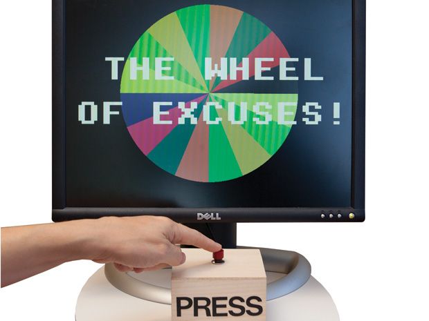 Create a “Wheel of Excuses” With BASIC and the New Raspberry Pi