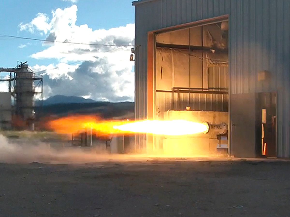 Wax Fuel Gives Hybrid Rockets More Oomph
