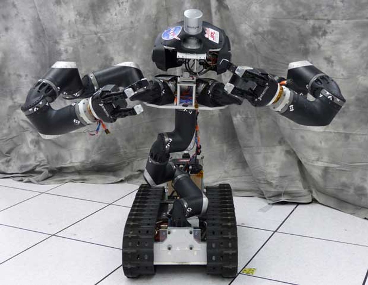 RoboSimian Beats Out Surrogate for JPL's DRC Finals Spot