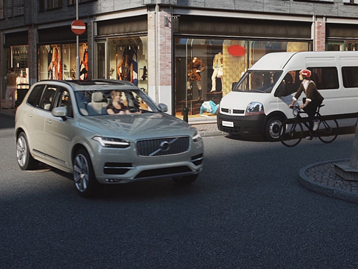 Volvo Cars Will Warn Bicyclists of Impending Collisions