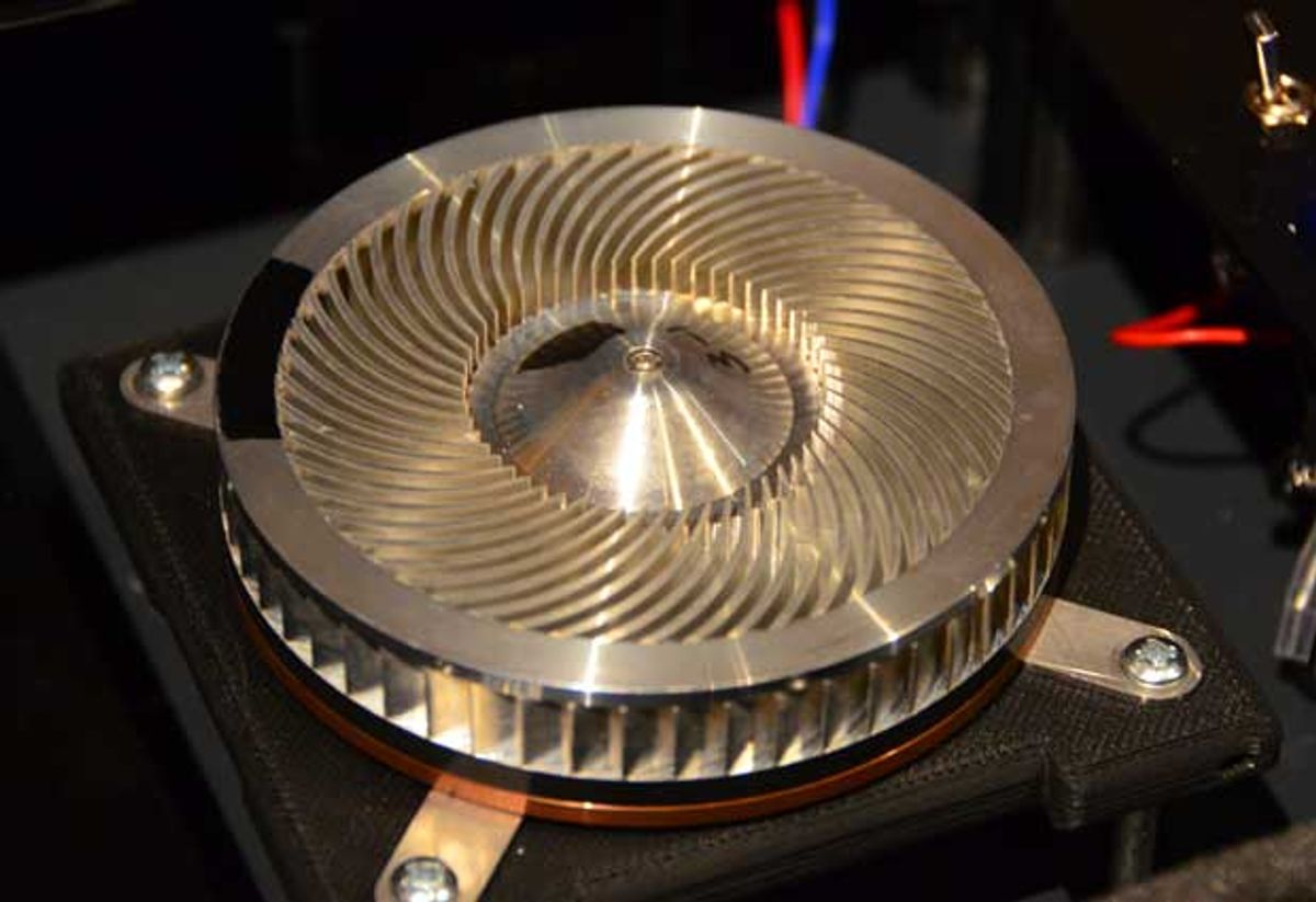 CES 2015: CoolChip's Kinetic Cooling Engine—Part Fan, Part Heat Sink, Totally Awesome