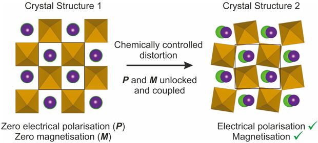 Perovskite Manipulated To Carry Both Electrical and Magnetic Polarization