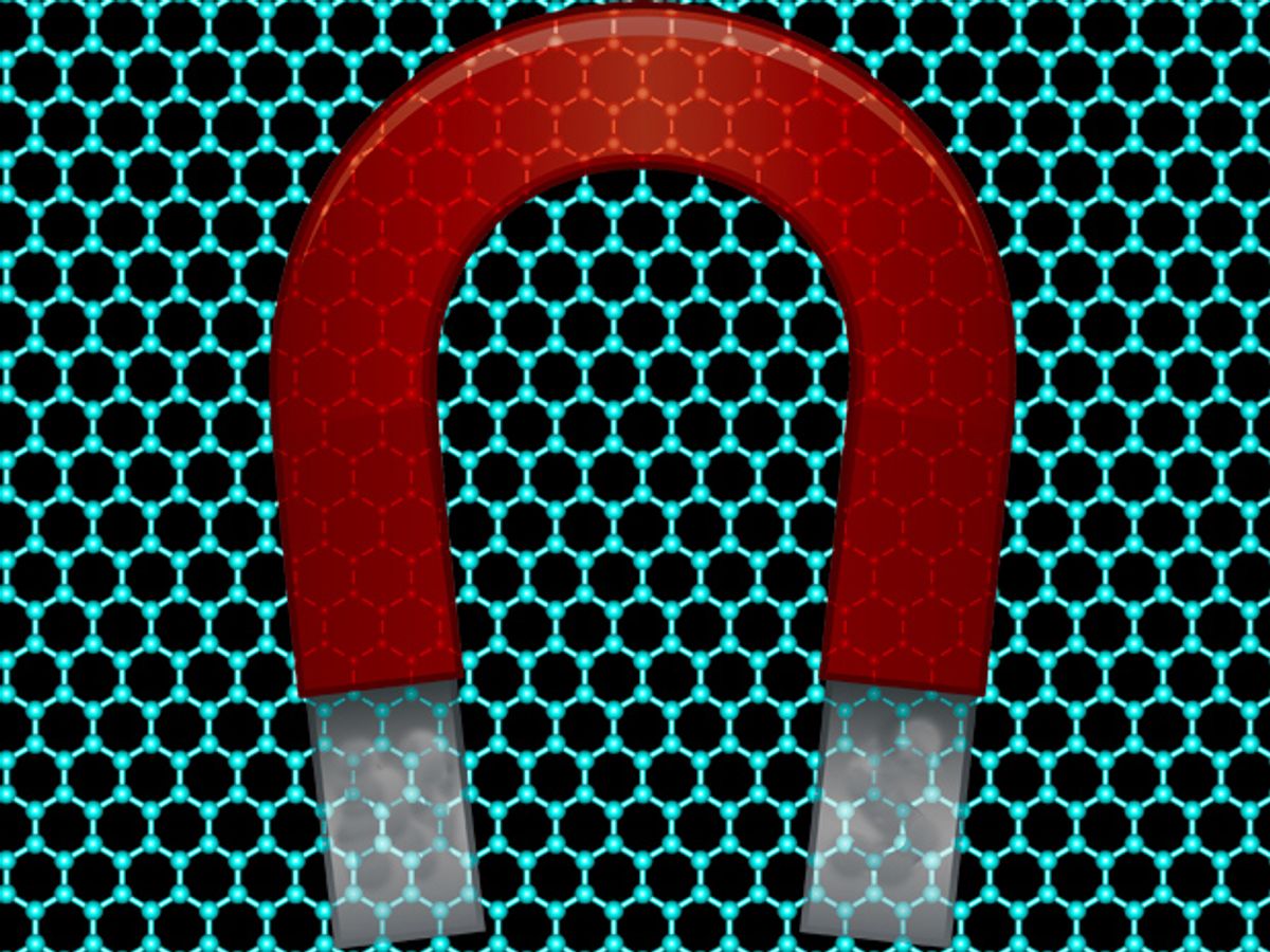 Graphene Becomes Magnetic and Electric at Same Time
