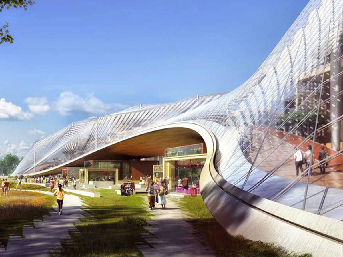 "Crabots" and Giant Transparent Tents Key to Google's Reconfigurable Campus