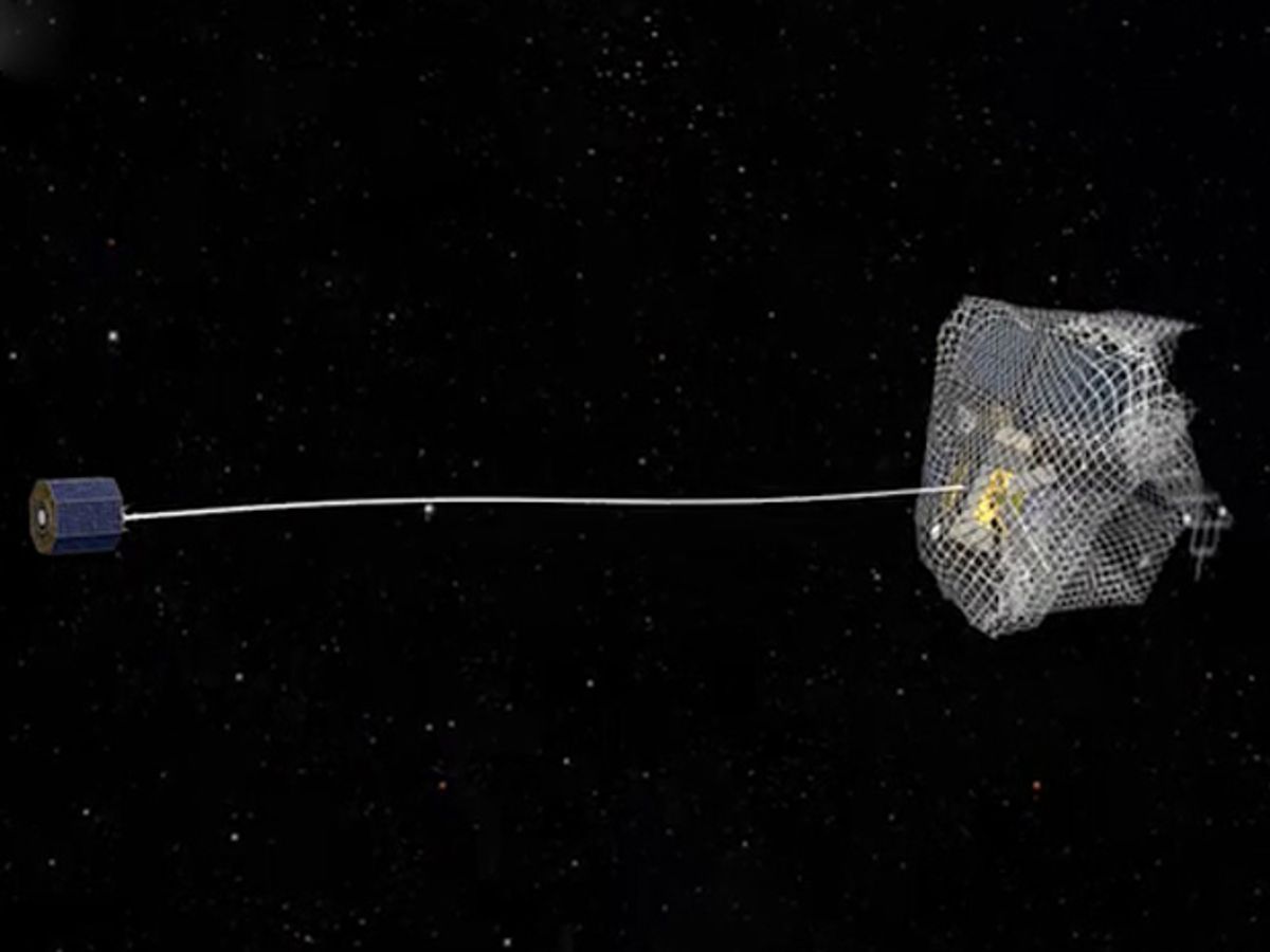ESA Tests Satellite-Snagging Nets for Orbital Trash Removal