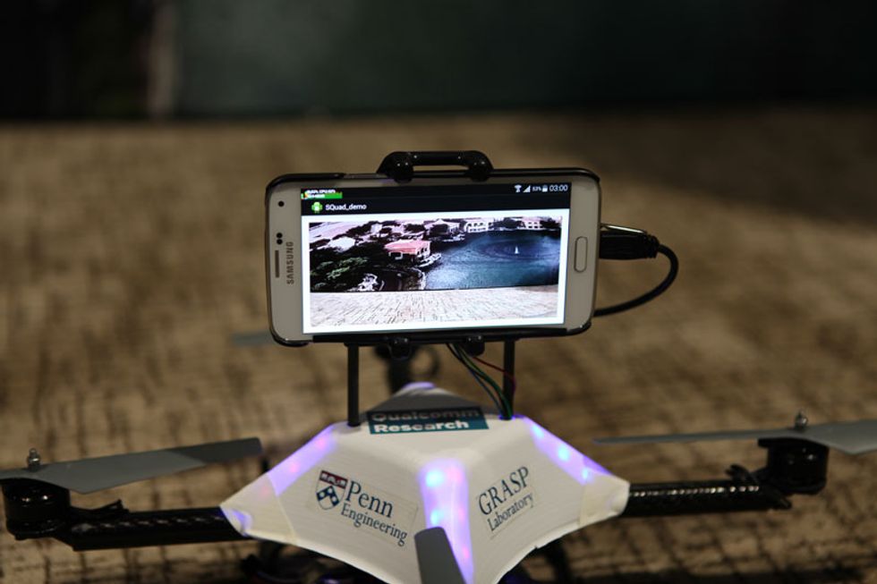 This Drone Uses a Smartphone for Eyes and a Brain