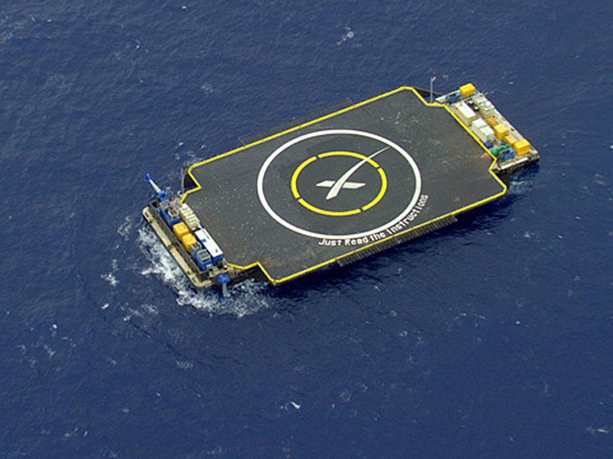 SpaceX Tries Again for Reusable Rocket Landing on Drone Ship