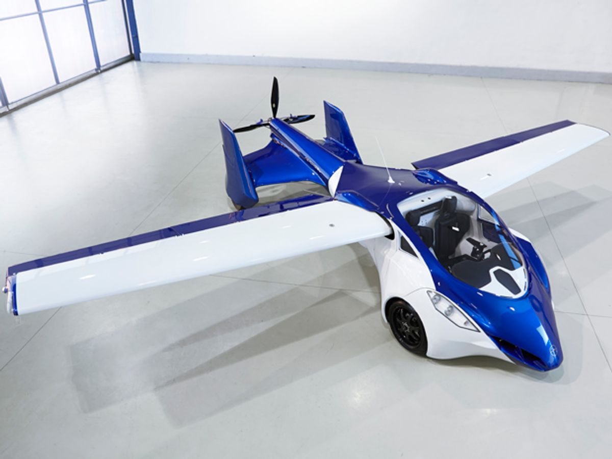 Flying Car Inventor Survives Test Flight Crash