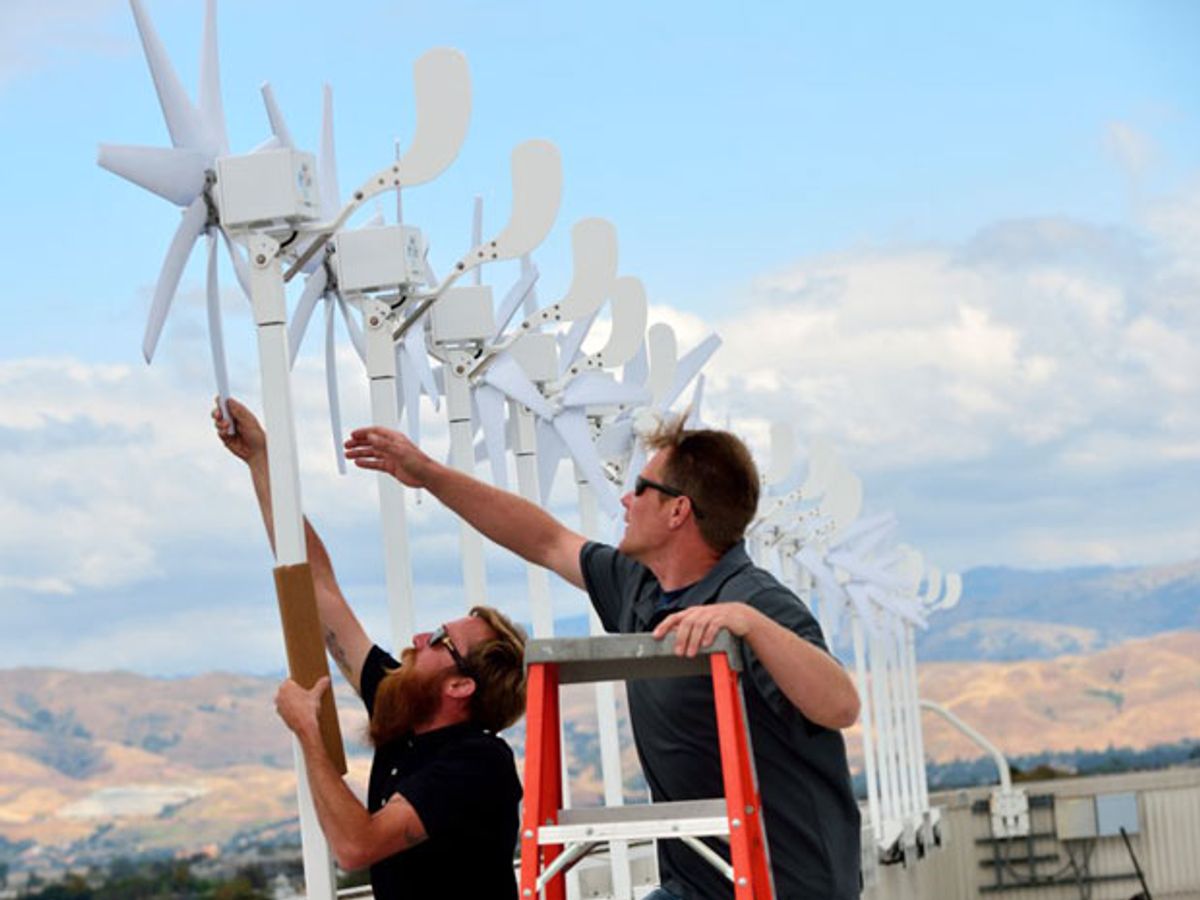 Intel Ups its Green Game with a Rooftop Wind Farm