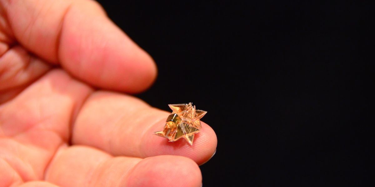 Origami Robot Folds Itself Up, Does Cool Stuff, Dissolves Into Nothing
