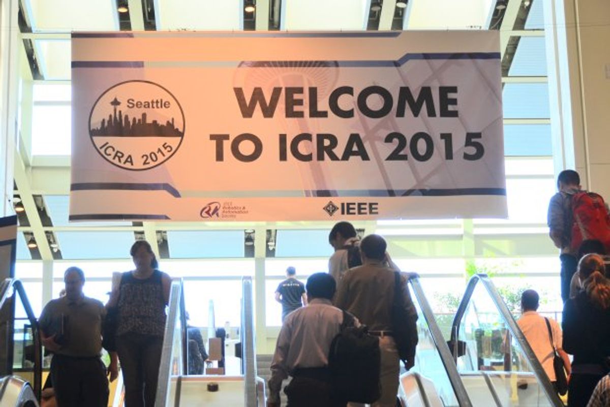 Video Friday: Aerial Manipulator, Car-Removal Robot, Robotic Limbs, and More From ICRA 2015
