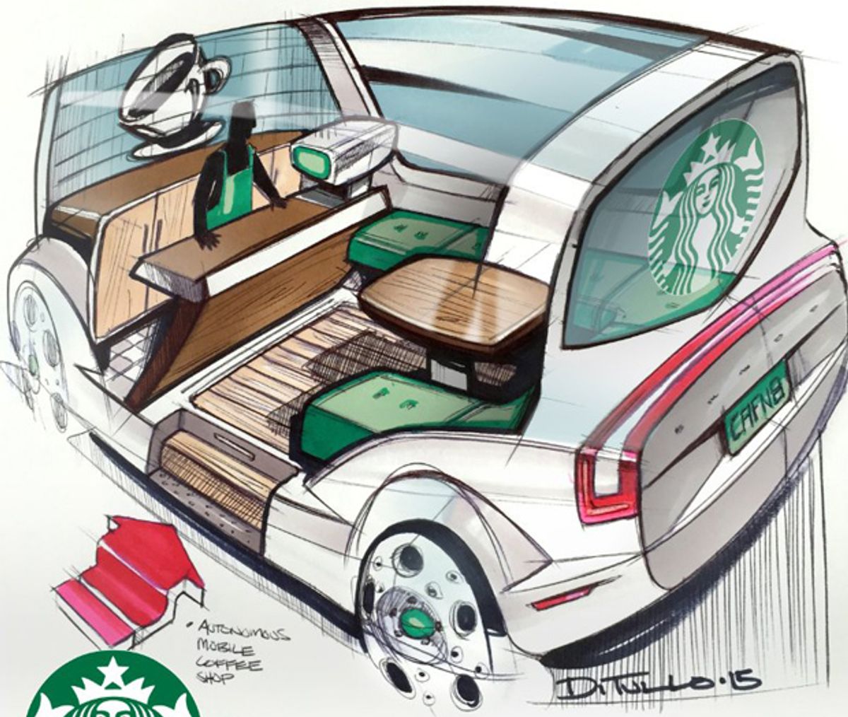 How Would You Like Your Robo-Car? Barista-bot? Burrito-mobile? Rolling Movie Theater?