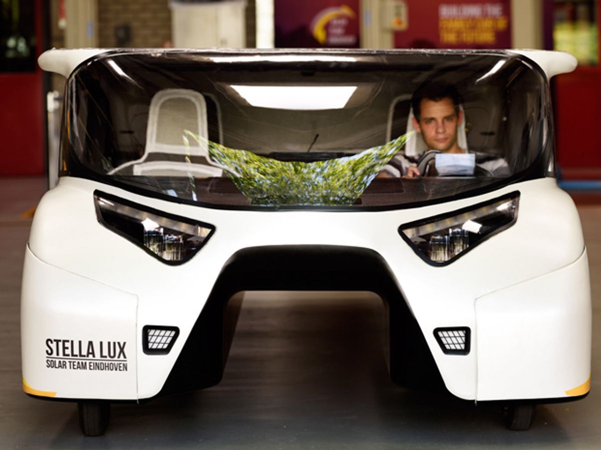 Solar Powered Family Car Generates More Energy Than It Uses