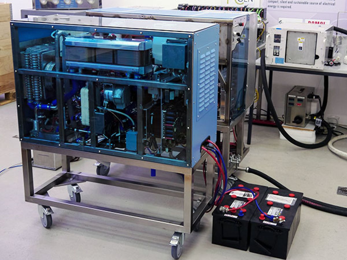 Diesel-Powered Fuel Cell Produces Clean Electricity