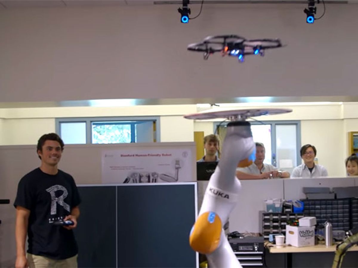 Stanford Students Teach Robots to Play Ping-pong, Land a Drone
