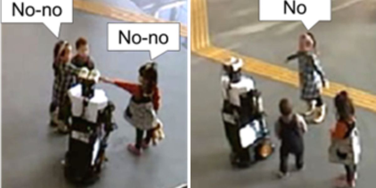 Children Beating Up Robot Inspires New Escape Maneuver System
