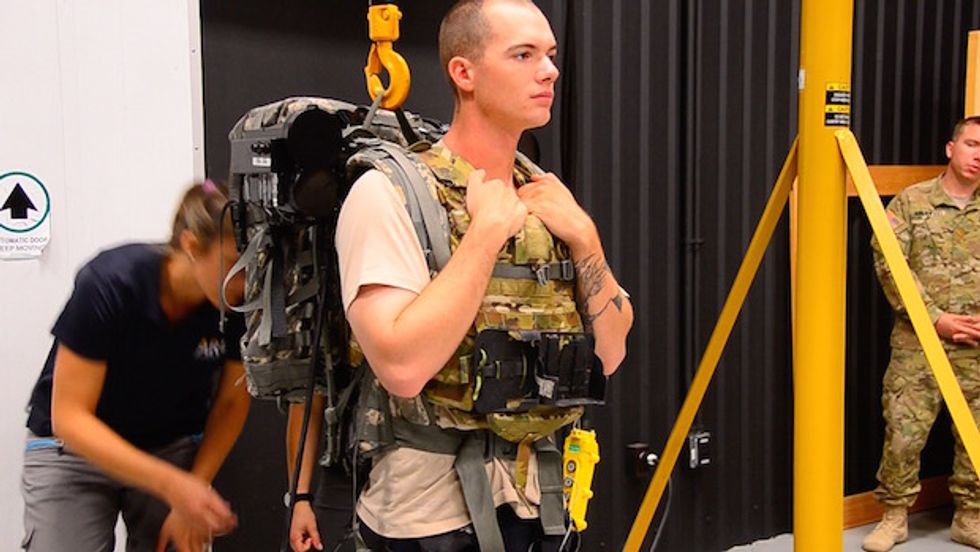 DARPA Tests Battery-Powered Exoskeletons on Real Soldiers