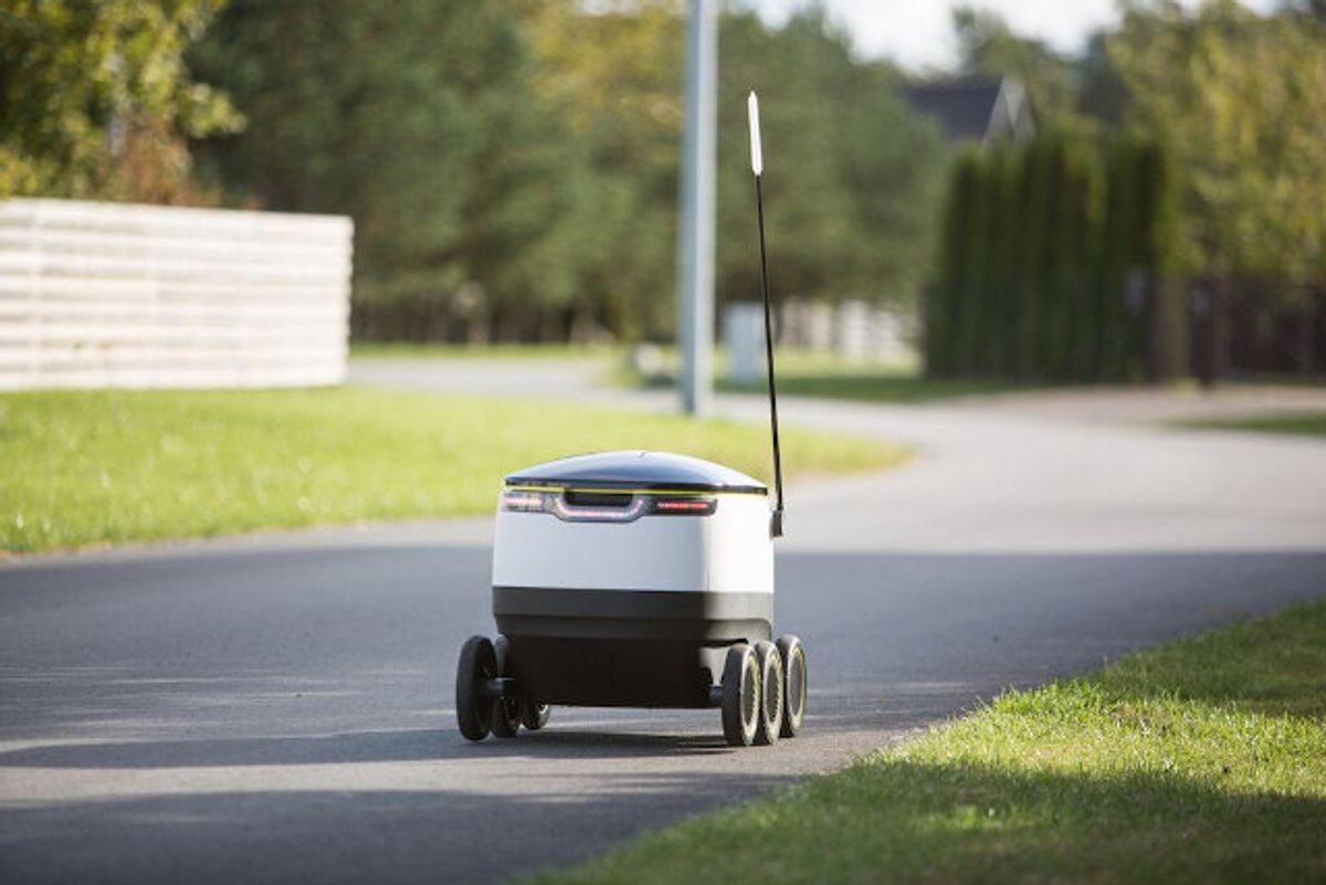 Startup Developing Autonomous Delivery Robots That Travel on Sidewalks