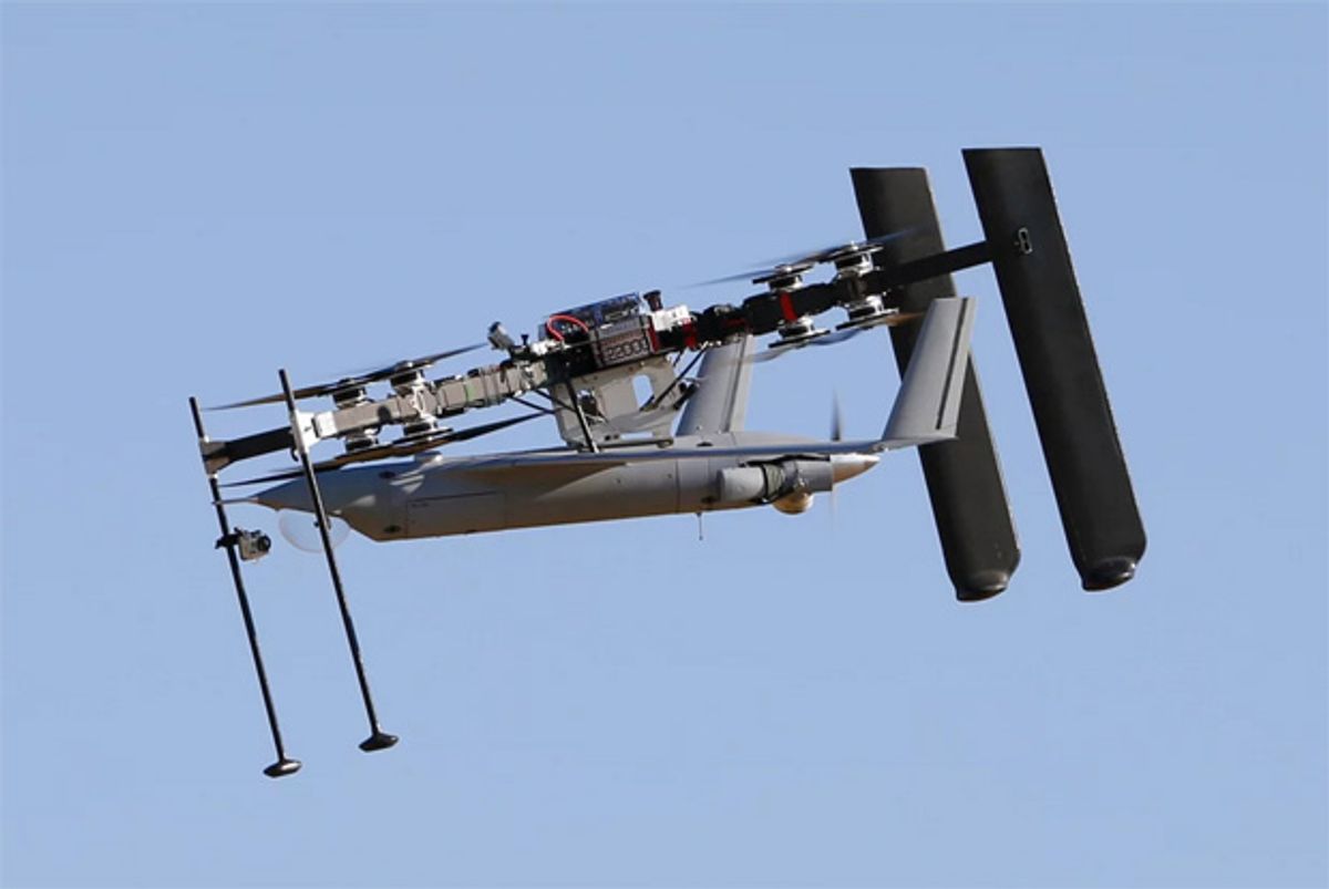 Watch This Massive Drone Launch and Recover Another Drone in Flight
