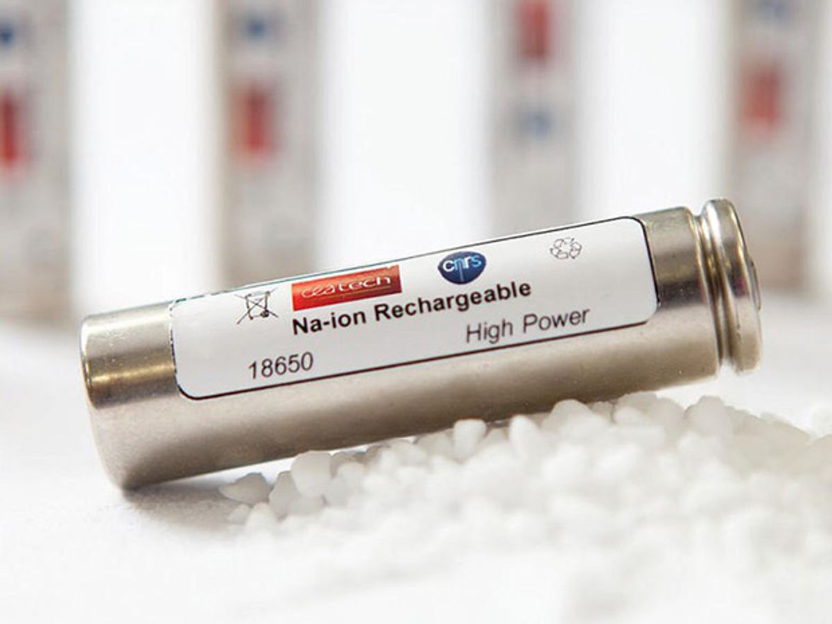 Here's a Peek at the First Sodium-ion Rechargeable Battery