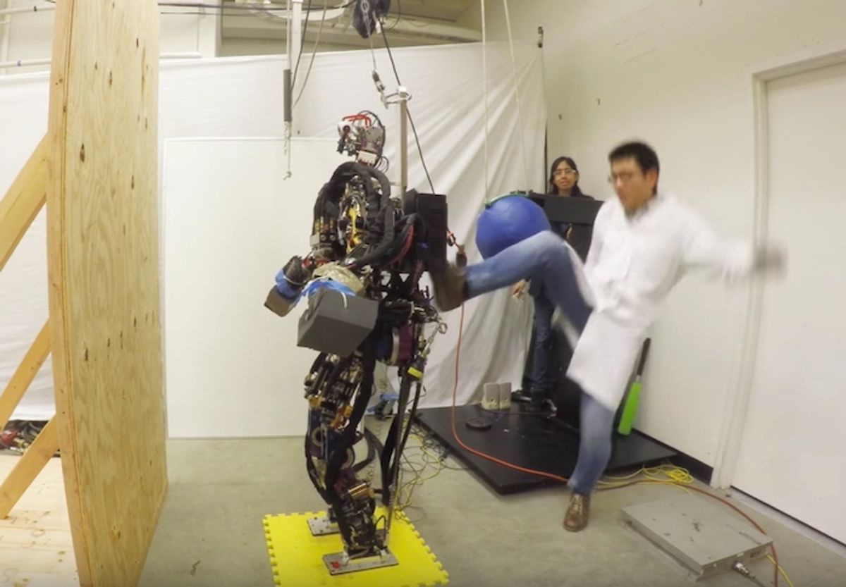 Video Friday: Kicking a Robot, TV Drone Crash, and Supernumerary Lightsabers