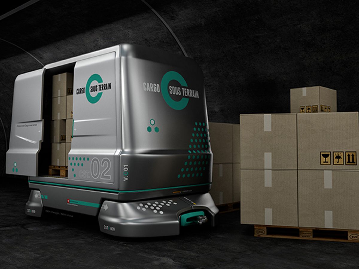 Swiss Considering $3.4 Billion Cargo Tunnel for Automated Delivery Trucks