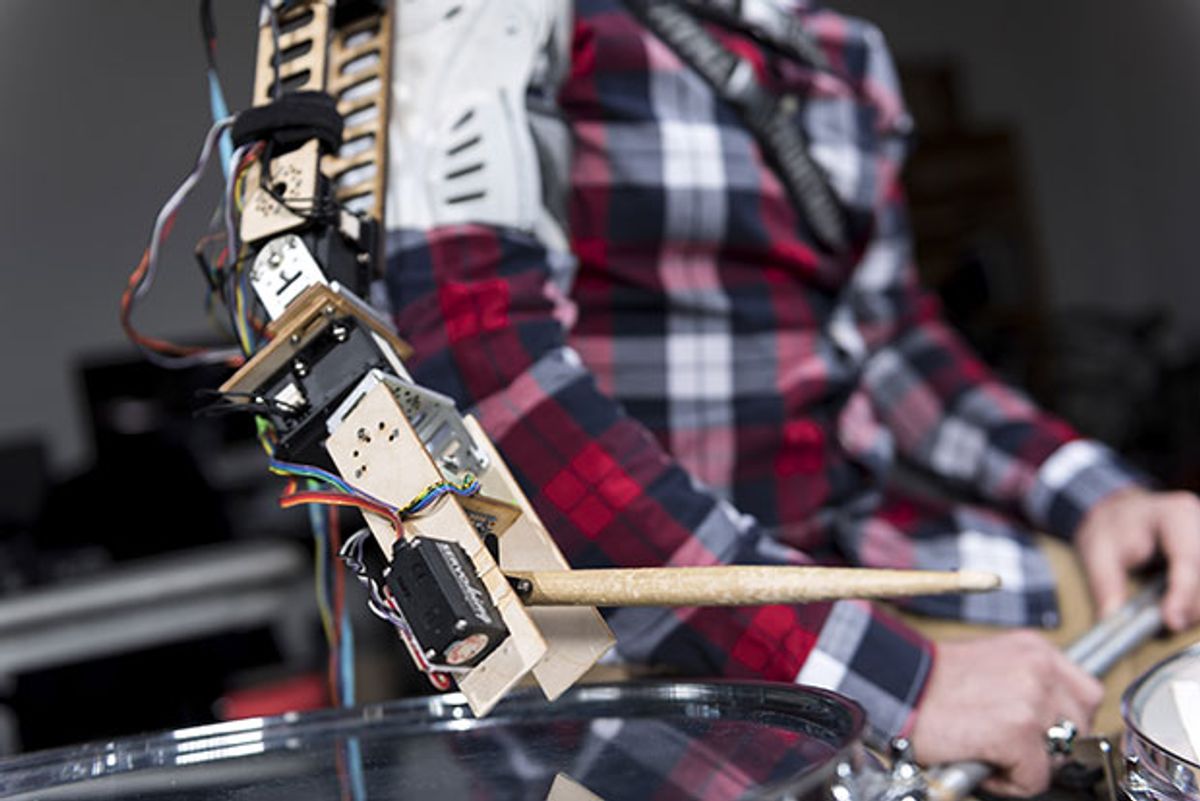Cybernetic Third Arm Makes Drummers Even More Annoying