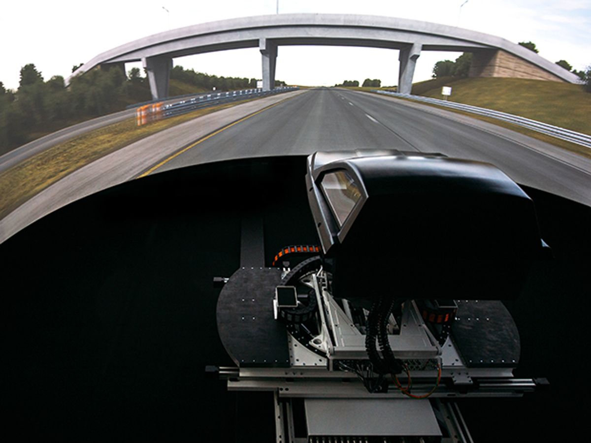 Driving Simulation Without Tears—Or Nausea