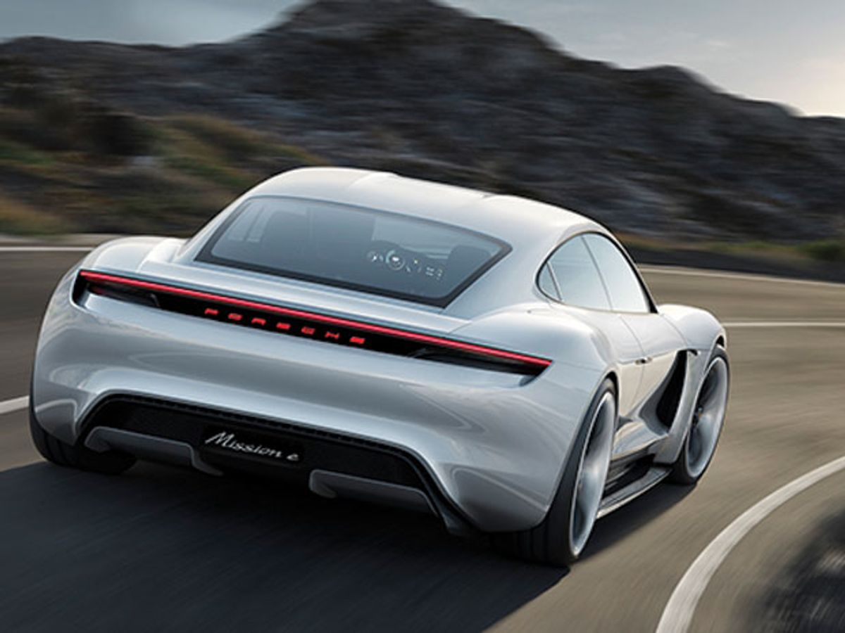 2016's Top Ten Tech Cars: Porsche Mission E Concept