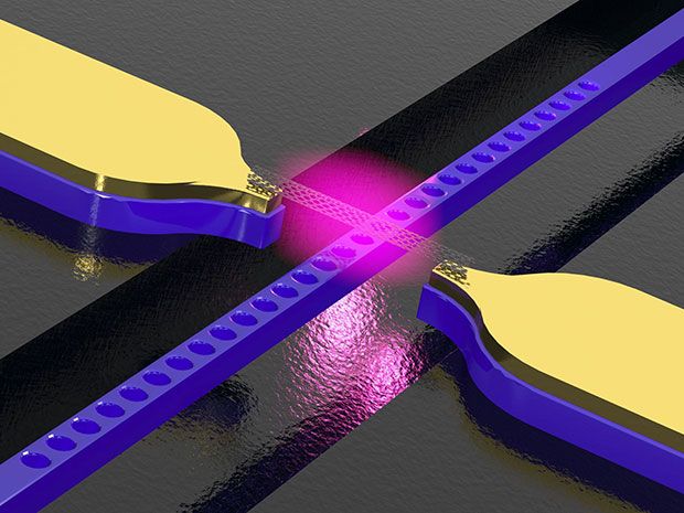 Nanotubes Serve as Light Emitter in Integrated Photonic Circuit