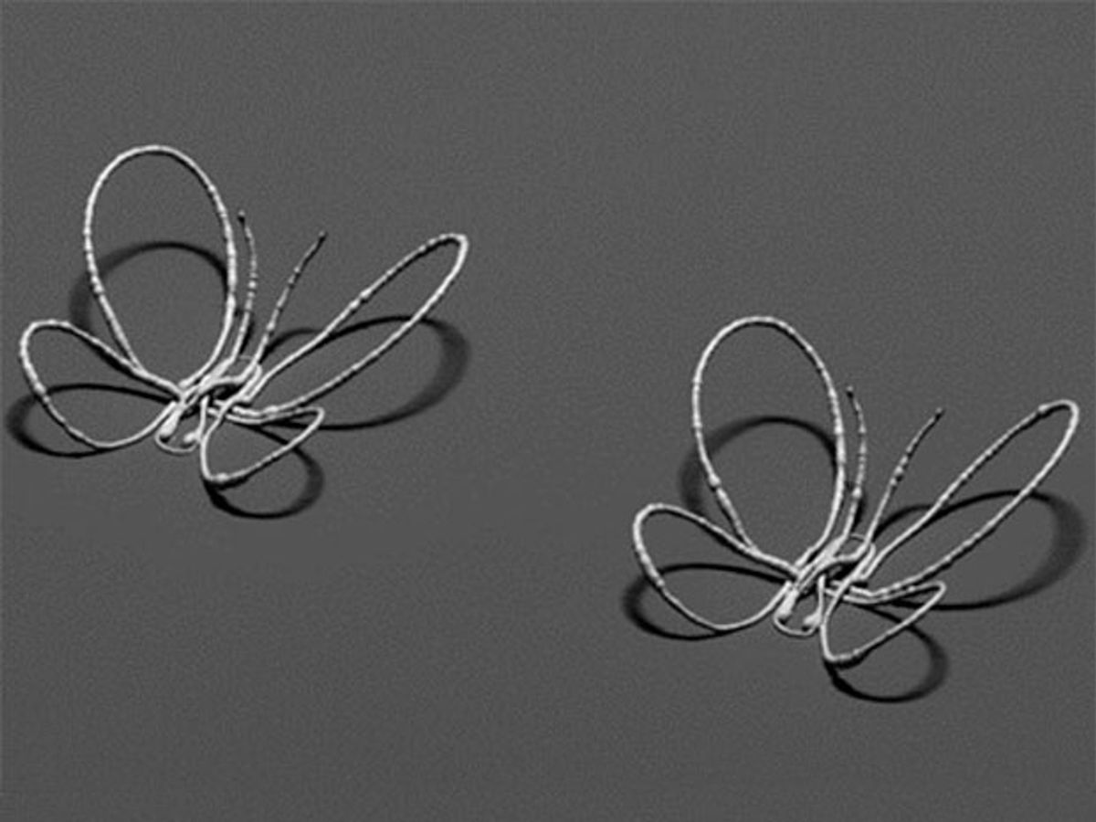 Nanosilver Ink Written in Midair for 3-D Printing