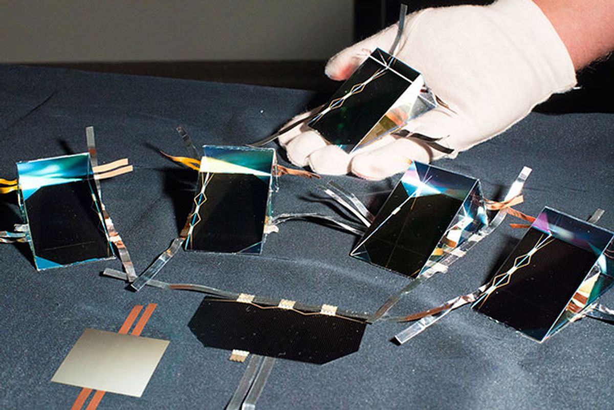 Four-Junction Solar Cell Claims Efficiency Record