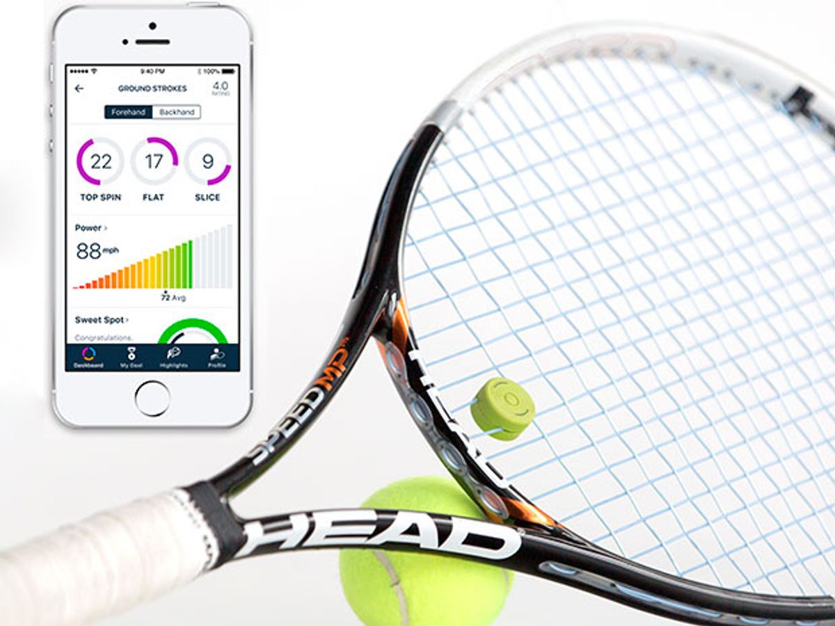 Smart Dampener Moves Tennis Motion Sensors Closer to the Action