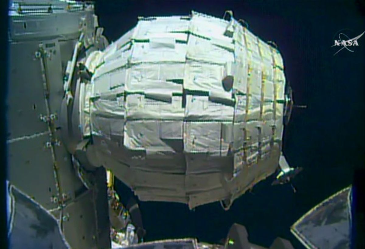 On Second Try, NASA Manages to Blow Up Inflatable ISS Module