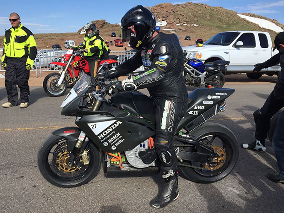 Day Four at Pikes Peak Motorcycle Race With the Buckeye Current Team
