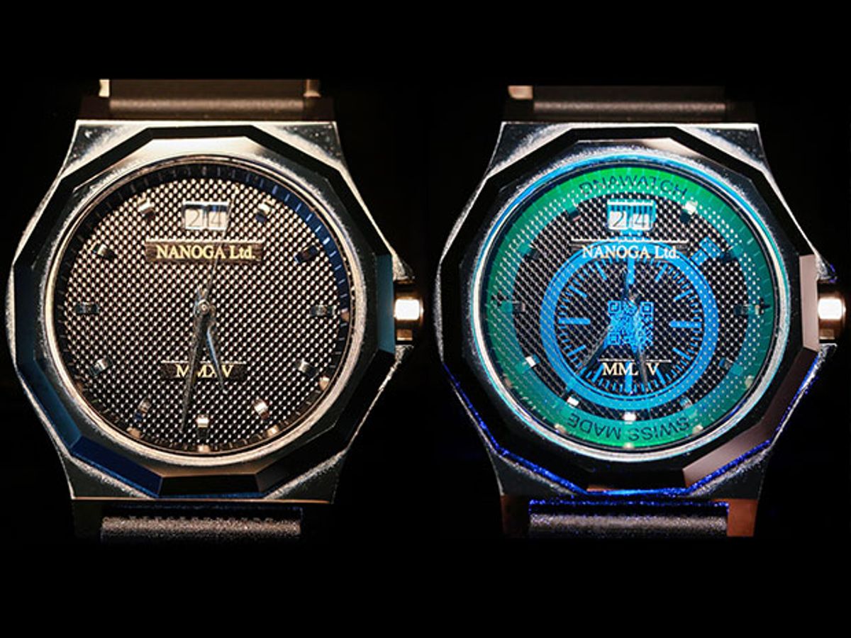 Nanophotonic Crystals Separate Real Luxury Watches From the Fakes