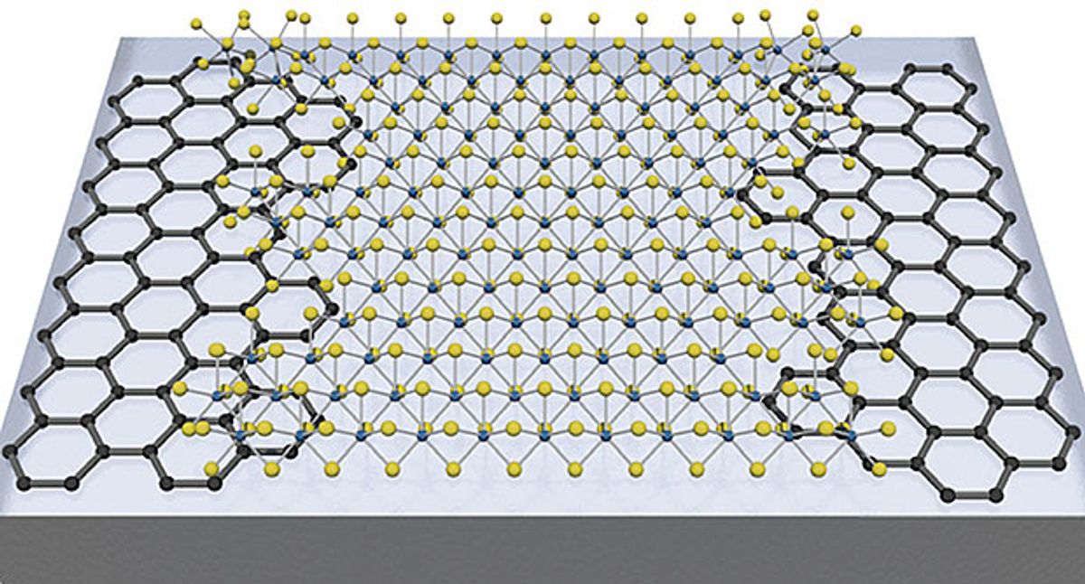 Atomically Thin Circuits Made From Graphene and Molybdenite