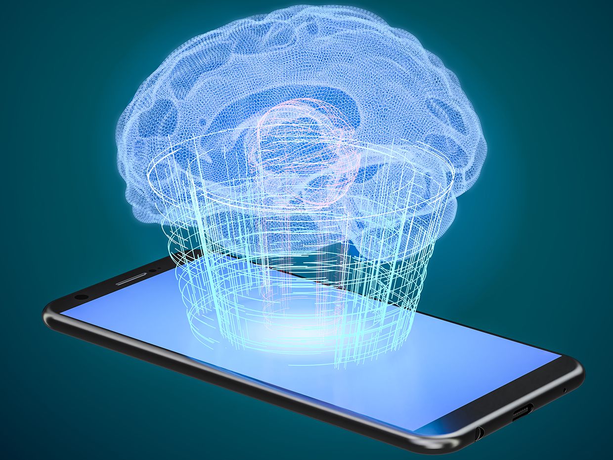 Smartphone with a brain