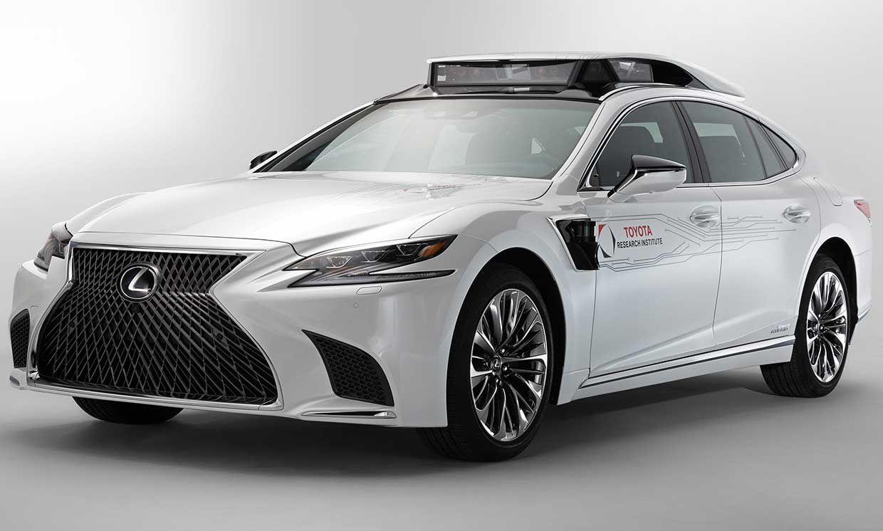 Toyota's P4 Automated Driving Test Vehicle.