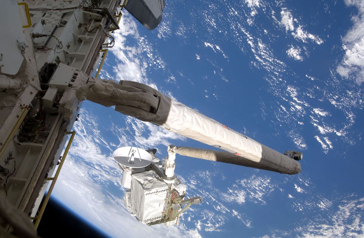 Robotic Arms Help Upgrade International Space Station