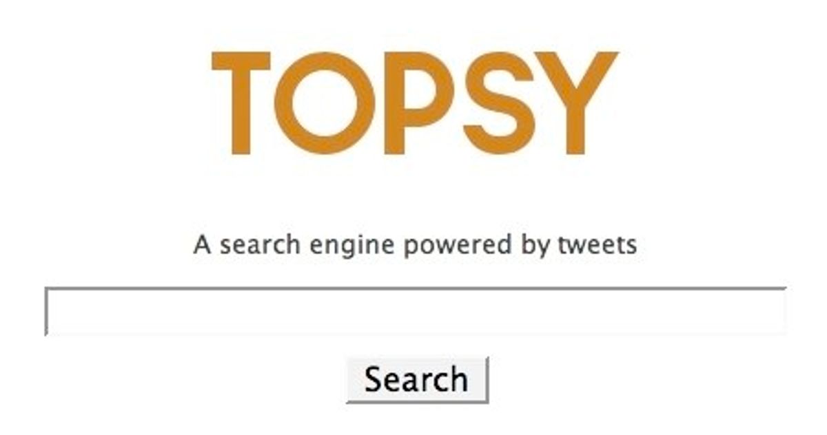 Topsy's Twitter Search Now Finds Photos and Text