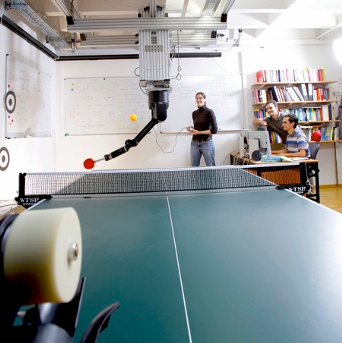 Ping Pong Robot Learns by Doing