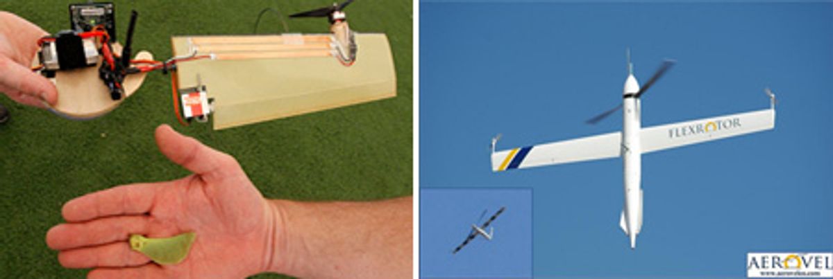 Weird UAV Demos: Lockheed Martin's Samarai and Aerovel's Flexrotor