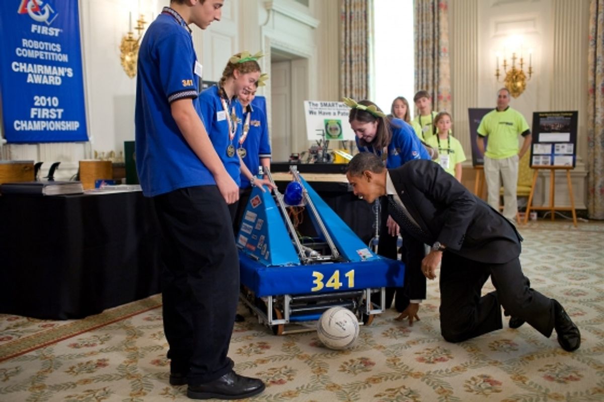 President Obama Likes Robots (Yay!)